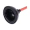 Boardwalk Toilet Plunger, 18" Plastic Handle w/ 5 5/8" Dia Bowl, Red/Black, PK6 BWK09201 - alternate 2